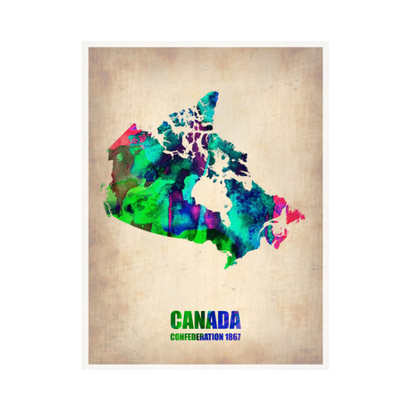 Canada Watercolor Poster