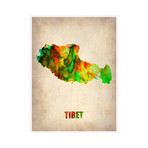 Tibet Watercolor Poster