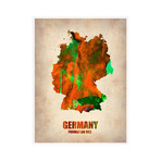 Germany Watercolor Poster