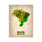 Brazil Watercolor Poster