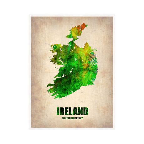 Ireland Watercolor Poster