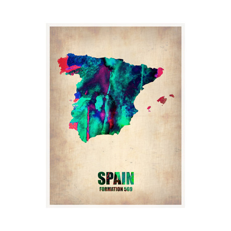 Spain Watercolor Poster