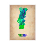 Portugal Watercolor Poster