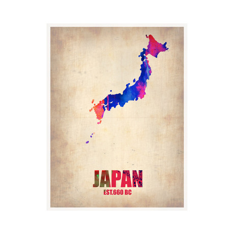 Japan Watercolor Poster