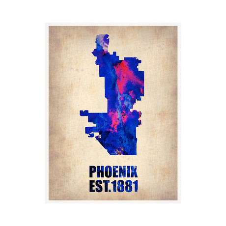 Phoenix Watercolor Map