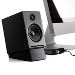 Audioengine 2 Premium Desktop Speaker System // Satin Black