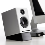 Audioengine 2 Premium Desktop Speaker System // Gloss White