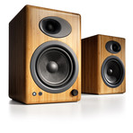 Audioengine 5+ Premium Desktop Speaker System // Bamboo