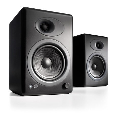 Audioengine 5+ Premium Desktop Speaker System // Satin Black