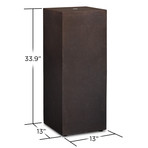 Baltic Propane Fire Column (Glacier Grey)