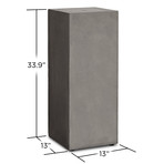 Baltic Propane Fire Column (Glacier Grey)