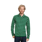 Men's Polonium Long Sleeve // Vine Stripe (S)
