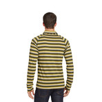 Men's Polonium Long Sleeve // Burnish Stripe (S)