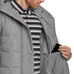 Men's Down Hoody // Thermal Heather (S)