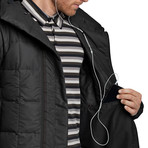 Men's Down Hoody // Caviar Heather (S)