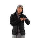 Men's Down Sweater // Caviar (S)