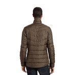 Men's Down Sweater Plaid // Branch (S)