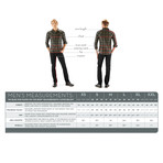 Men's Down Sweater Plaid // Branch (S)