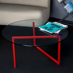 SNAKE Coffee Table // Round (Black)