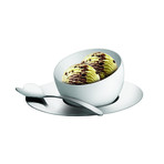 Ice Cream Cup Angled w/ Saucer