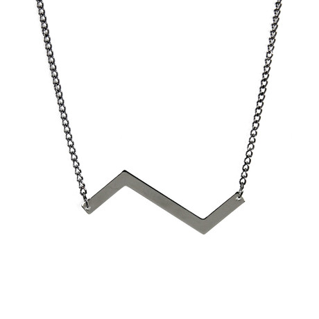 Silver ZigZag Necklace (26.0)