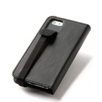 Thin Leather Wallet Case for iPhone 5 // Black