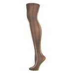 Pinstripe Luster Tights // Bronze (Size S/M 4'10"-5'4" / 90-120 lbs.)