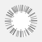 Bar Code I (Small: 17.7" x 17.7")