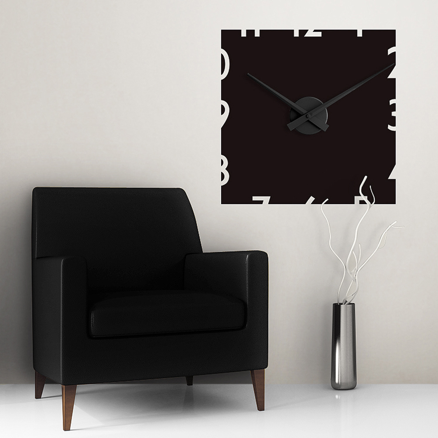 Limited Time (Small 17.7" x 17.7") Mantiburi Wall Clocks Touch of