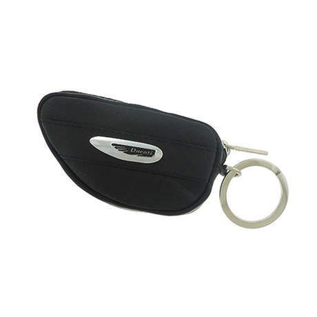 Ducati Tank-Shaped Key Holder With Zip Opening (Black Band)