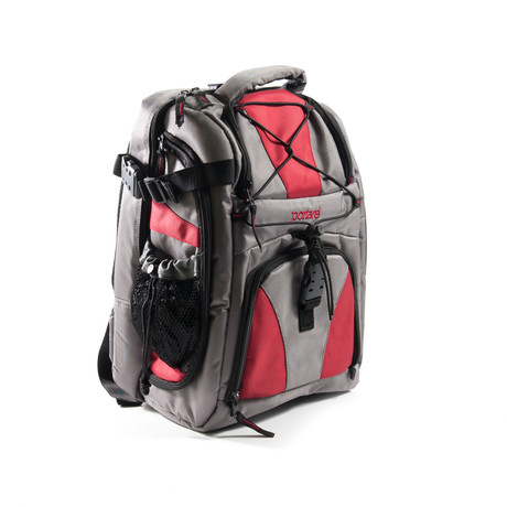 Portare' Multi Use Camera Backpack // Maroon