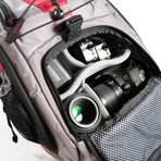 Portare' Multi Use Camera Backpack // Maroon