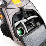 Portare' Multi Use Camera Backpack // Orange