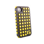 iPhone 4/4S Square (Purple Case, Black RPT)