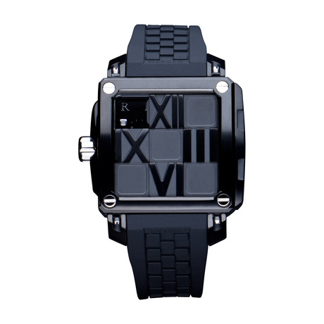 Puzzle Automatic // Black w/ Stainless Steel Detail (Case Size: 34mm)