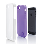 Eco-Friendly Interchangeable iPhone 5 Case // White + Purple