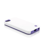 Eco-Friendly Interchangeable iPhone 5 Case // White + Purple