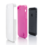 Eco-Friendly Interchangeable iPhone 5 Case // White + Pink