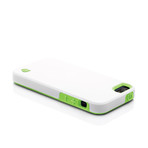 Eco-Friendly Interchangeable iPhone 5 Case // White + Green