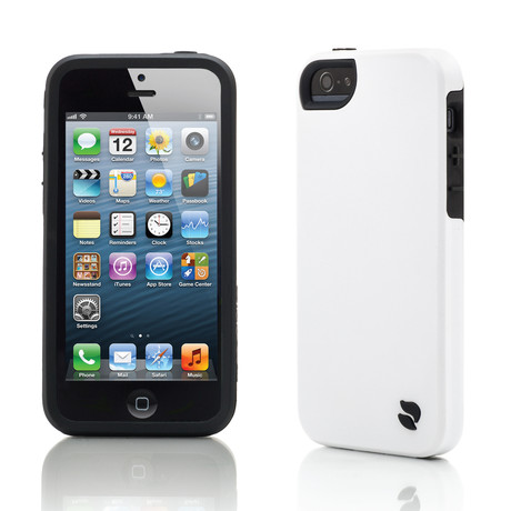 Eco-Friendly Interchangeable iPhone 5 Case // White + Black