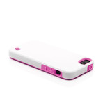 Eco-Friendly Interchangeable iPhone 5 Case // White + Pink