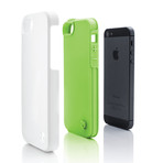 Eco-Friendly Interchangeable iPhone 5 Case // White + Green