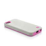 Eco-Friendly Interchangeable iPhone 5 Case // Gray + Pink