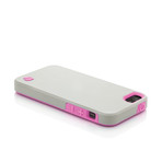 Eco-Friendly Interchangeable iPhone 5 Case // Gray + Pink