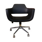 Minetta Office Chair // Black Eco Leather