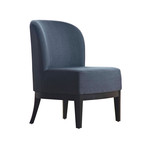 Lexington Chair // Grey & Blue Upholstery (Grey and Blue)