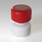 Module Stool // White and Red