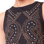 Studded Lipsy Bodycon Party Dress (S)