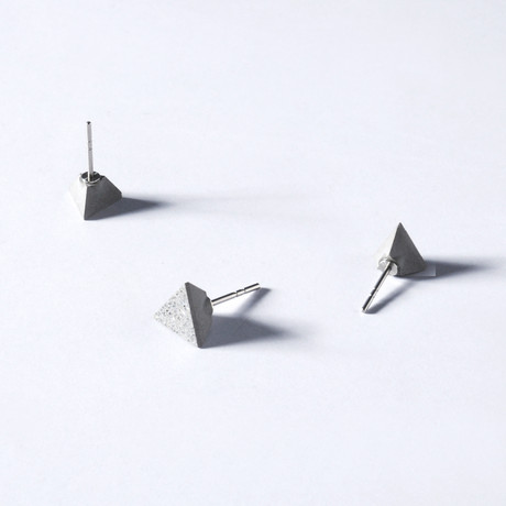 Tetrahedron Earring