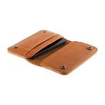Fulki iPhone 5 Wallet // Cuoio